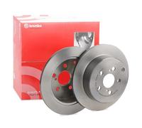 2x BREMBO 08.A273.21 Disque de frein Arrière pour TOYOTA CELICA (ZZT23) 269mm