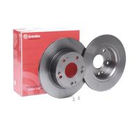 2x BREMBO 08.B439.11 Disque de frein Arrière pour HONDA ACCORD VII (CM) 260mm