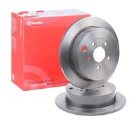 2x BREMBO 08.C252.11 Disque de frein Arrière pour TOYOTA GT 86 Coupe (ZN6) 286mm