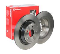 2x BREMBO 08.N257.21 Disque de frein Arrière pour FORD Mondeo V Kombi (CF) 302mm
