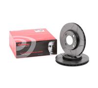 2x BREMBO 09.4765.75 Disque de frein Avant pour VW GOLF II (19E, 1G1) GOL III