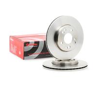 2x BREMBO 09.4869.34 Disque de frein Avant convient pour MERCEDES-BENZ SL (R107)
