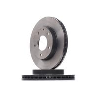 2x BREMBO 09.5584.11 Disque de frein Avant pour MAZDA 626 V Hatchback (GF) 258mm