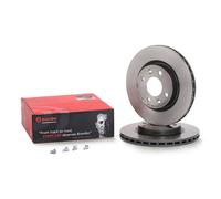 2x BREMBO 09.5802.21 Disque de frein Avant pour RENAULT KANGOO Express (FC0/1)