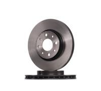 2x BREMBO 09.5870.11 Disque de frein Avant pour FIAT PUNTO (188) BARCHETTA (183)