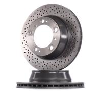 2x BREMBO 09.6665.11 Disque de frein Arrière pour PORSCHE 911 (996) 911 (997)