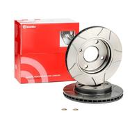 2x BREMBO 09.6727.77 Disque de frein Avant pour FORD FIESTA III (GFJ) KA (RB)
