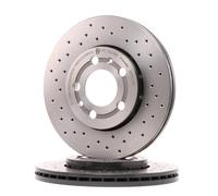 2x BREMBO 09.7011.1X Disque de frein Avant pour VW Polo Schrägheck (6R1, 6C1)