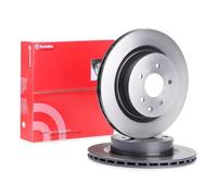 2x BREMBO 09.7356.21 Disque de frein Arrière pour NISSAN 350 Z (Z33) 322mm