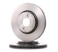 2x BREMBO 09.8137.21 Disque de frein Avant pour RENAULT Kangoo I (KC, KC0/1)