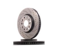 2x BREMBO 09.8402.1X Disque de frein Avant pour TOYOTA Altezza (E1) 296mm