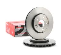 2x BREMBO 09.8681.11 Disque de frein Avant 288mm