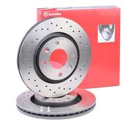 2x BREMBO 09.8695.1X Disque de frein Avant pour OPEL Corsa F Crossland X (P17)