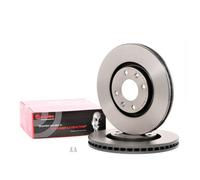 2x BREMBO 09.8760.11 Disque de frein pour OPEL Crossland X (P17) 283mm