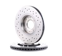 2x BREMBO 09.8760.1X Disque de frein pour OPEL Crossland X (P17) 283mm
