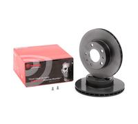 2x BREMBO 09.8931.21 Disque de frein Avant pour FIAT Ducato Bus (250, 290) 280mm