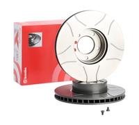 2x BREMBO 09.8961.76 Disque de frein Avant pour BMW 5 Limousine (E39) 324mm