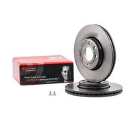 2x BREMBO 09.9078.11 Disque de frein Avant pour RENAULT MEGANE II (BM0/1, CM0/1)