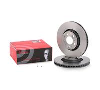 2x BREMBO 09.9130.11 Disque de frein Avant pour VOLVO V70 II (285) S60 I (384)