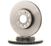 2x BREMBO 09.9145.11 Disque de frein Avant pour VW GOLF VI (5K1) TOURAN (1T3)