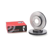 2x BREMBO 09.9368.11 Disque de frein Avant pour NISSAN X-TRAIL (T30) 280mm