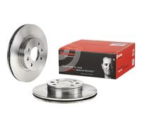 2x BREMBO 09.9541.10 Disque de frein Avant pour HYUNDAI GETZ (TB) 256mm