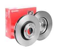 2x BREMBO 09.9817.21 Disque de frein Avant 295mm