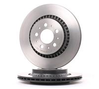 2x BREMBO 09.9827.11 Disque de frein Arrière pour VOLVO XC90 I (275) 308mm
