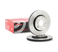 2x BREMBO 09.9928.11 Disque de frein Avant convient pour PEUGEOT 108 247mm
