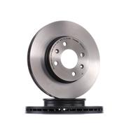 2x BREMBO 09.A445.11 Disque de frein Avant pour HYUNDAI i20 (PB, PBT) 256mm