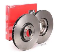 2x BREMBO 09.A558.11 Disque de frein Avant convient pour PEUGEOT 407 (6D) 340mm