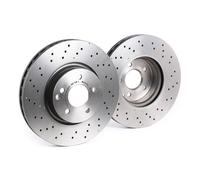2x BREMBO 09.A621.31 Disque de frein Avant 322mm