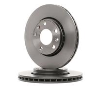 2x BREMBO 09.A727.11 Disque de frein Avant pour RENAULT Scénic III (JZ0/1) 280mm