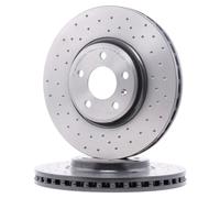 2x BREMBO 09.A758.1X Disque de frein Avant pour AUDI A4 Avant (8K5, B8) Q5 (8RB)