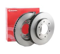 2x BREMBO 09.A868.11 Disque de frein Avant pour FIAT Fullback Pickup (502, 503)