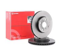2x BREMBO 09.A913.11 Disque de frein Avant pour TOYOTA Yaris Schrägheck (P9)
