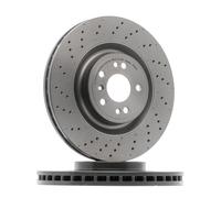 2x BREMBO 09.A958.21 Disque de frein Avant convient pour MERCEDES-BENZ GL (X166)