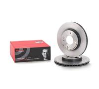 2x BREMBO 09.A968.21 Disque de frein Avant pour FORD Fiesta Mk6 Kastenwagen
