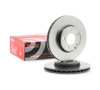 2x BREMBO 09.B343.41 Disque de frein Avant 280mm