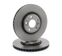 2x BREMBO 09.B352.11 Disque de frein Avant pour RENAULT Clio IV Schrägheck (BH)