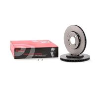 2x BREMBO 09.B975.11 Disque de frein Avant pour SKODA Citigo Schrägheck 256mm