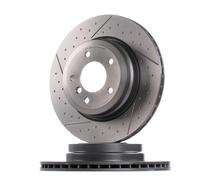 2x BREMBO 09.C246.11 Coated Disc Line Disque de frein Arrière 324mm