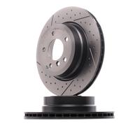 2x BREMBO 09.C315.21 Disque de frein Arrière pour BMW 1 Coupe (E82) 324mm