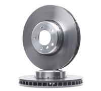 2x BREMBO 09.C393.13 Disque de frein Avant pour BMW 5 Limousine (E60) 348mm