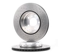 2x BREMBO 09.C395.13 Two-Piece Discs Line Disque de frein Arrière 345mm