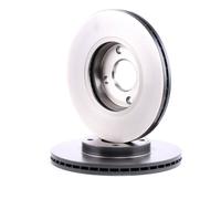 2x BREMBO 09.C422.11 Disque de frein Avant pour FORD Fiesta Mk6 Kastenwagen