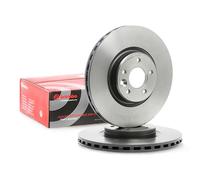 2x BREMBO 09.C542.21 Disque de frein Avant pour VOLVO V40 Schrägheck (525, 526)