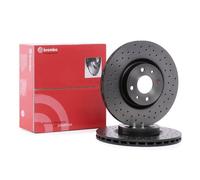 2x BREMBO 09.C645.11 Disque de frein Avant 284mm