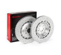 2x BREMBO 09.D174.53 Disque de frein Avant pour AUDI A3 Sportback (8VA, 8VF)