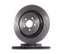 2x BREMBO Disque de frein Arrière convient pour MERCEDES-BENZ AMG GT (C190)